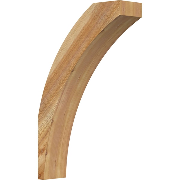 Ekena Millwork 6"W x 20"D x 32"H Thorton Rough Sawn Knee Brace, Western Red Cedar BRC06X20X32THR00RWR - main